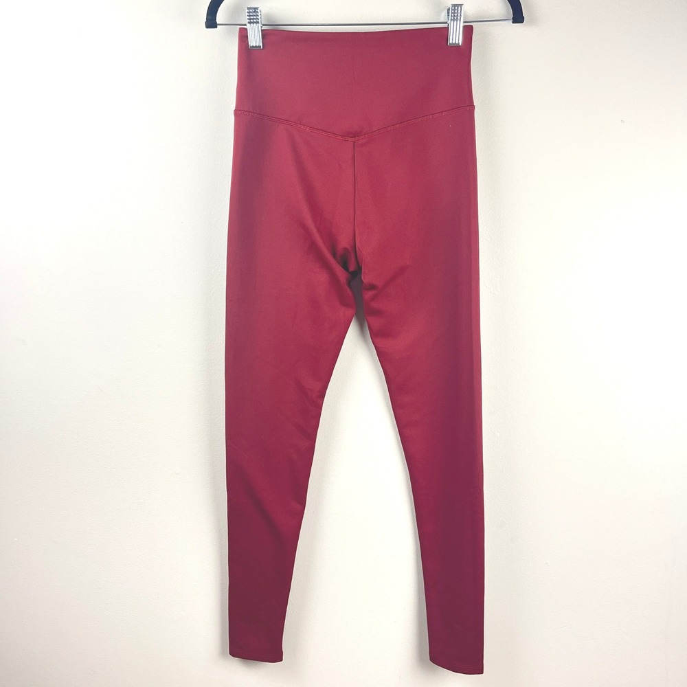 2/$30 Girlfriend Collective Red High Waist Leggings Small - Picture 3 of 5